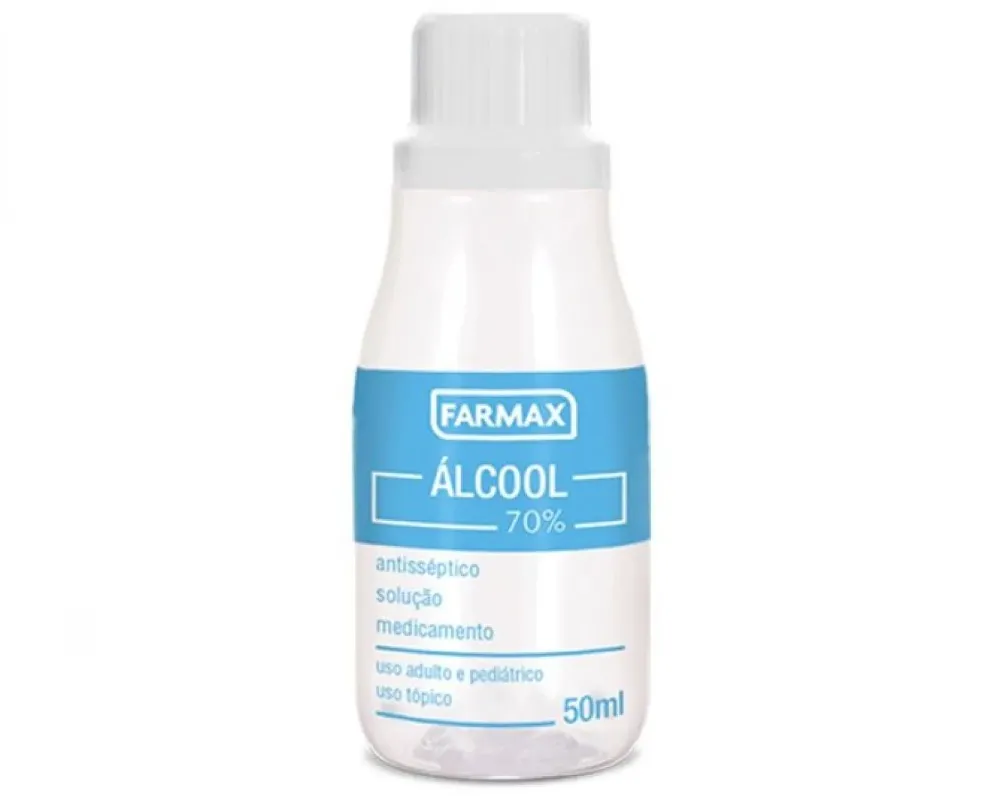 ALCOOL 70%LIQ FARMAX 50ML