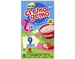 MINGAU DE MAIZENA CREMOGEMA SABOR MORANGO 180G