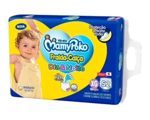 FRALDA MAMYPOKO D&N CALC TAMANHO XG 52UN