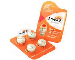 ANADOR 500MG ENV 4CP