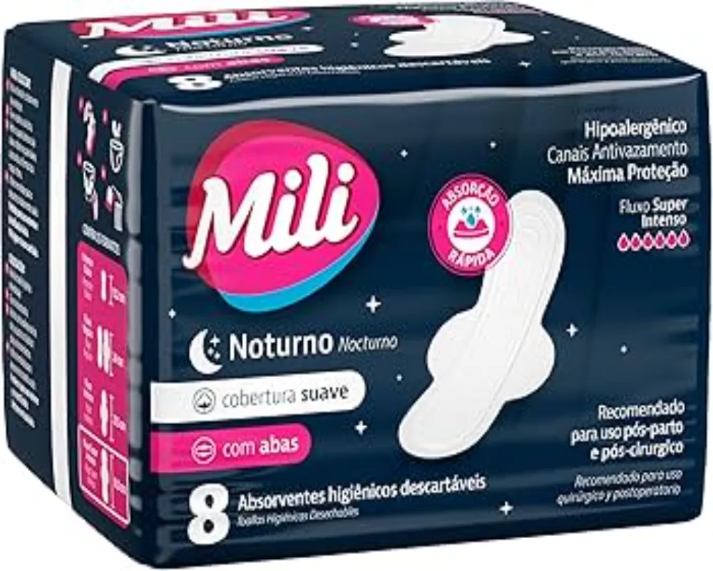 ABSORVENTE MILI NOT SUA AB 8UN