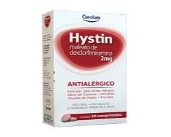 HYSTIN 2MG 20CP