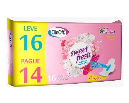 ABSORVENTE CLINOFF PROT C/P 16UN
