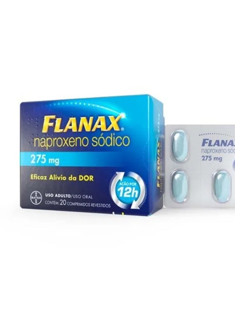 Analgésico Flanax 550mg Bayer 10 Comprimidos