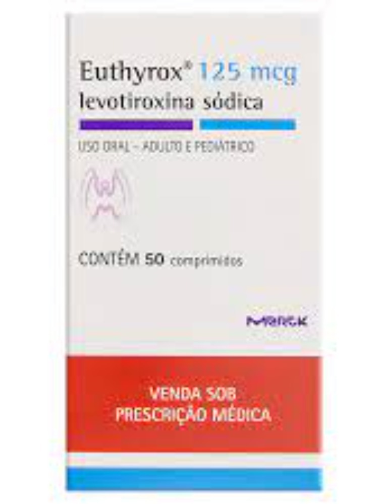 Euthyrox 100mcg Merck S/A 50 Comprimidos