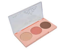 PALETA MISS LARY ILUMINADOR, BLUSH E CONTORNO 10,5G VB412