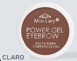PASTA PARA SOBRANCELHAS MISS LARY POWER GEL CLARO 4G ML905