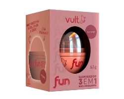 ILUMINADOR VULT FUN FUN 3EM1 ROSE ILUMINADA 6,5G