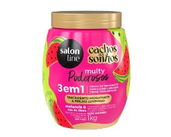 CREME SALON LINE CACHOS DOS SONHOS MELANCIA 3EM1 1KG