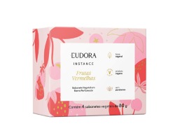 SABONETE EUDORA INSTANCE FRUTAS VERMELHAS 80G 4UN