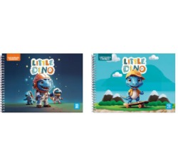 Caderno Desenho Espiral Capa Dura 96Fls Dinosaur Roar M.P