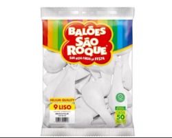 BALAO SAO ROQUE NR.07 C/50UN BRANCO  - 28952