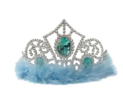 COROA PRINCESA CHARME PLUMA AZUL