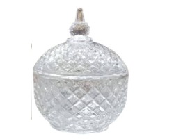 BOMBONIERE DE VIDRO 9,5 X 12 CM