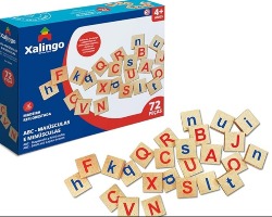 BRINQ.EDUC. ABC MAIUSC/MINUSC 72 PCS