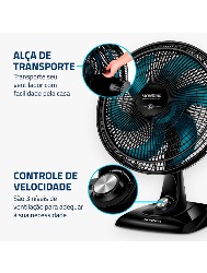 VENT. DE MESA 40CM MONDIAL SUPER POWER 6P VSP-40-AP /220V