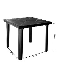 MESA QUADRADA FOR-PLAST RECICLADO