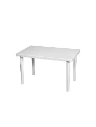 MESA TOPPLAST BRANCA DESMONTAVEL RETANGULA 140X85