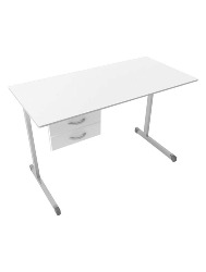 MESA ELITE ECONOMICA COM GAVETEIRO 1,20X0,60