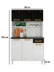 KIT TRIPLO C/TAM 1GV 3P C/V DIAMANTE NEW PRETO