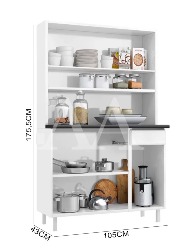 KIT TRIPLO C/TAM 1GV 3P C/V DIAMANTE NEW BRANCO