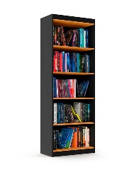 LIVREIRO ENCANTO PATRIMAR PRETO ACETINADO/ NATURE