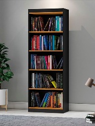 LIVREIRO ENCANTO PATRIMAR PRETO ACETINADO/ NATURE