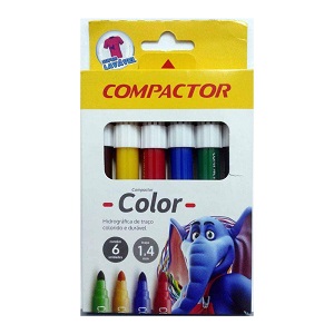 PINCEL COLOR COMPACTOR 06 CORES