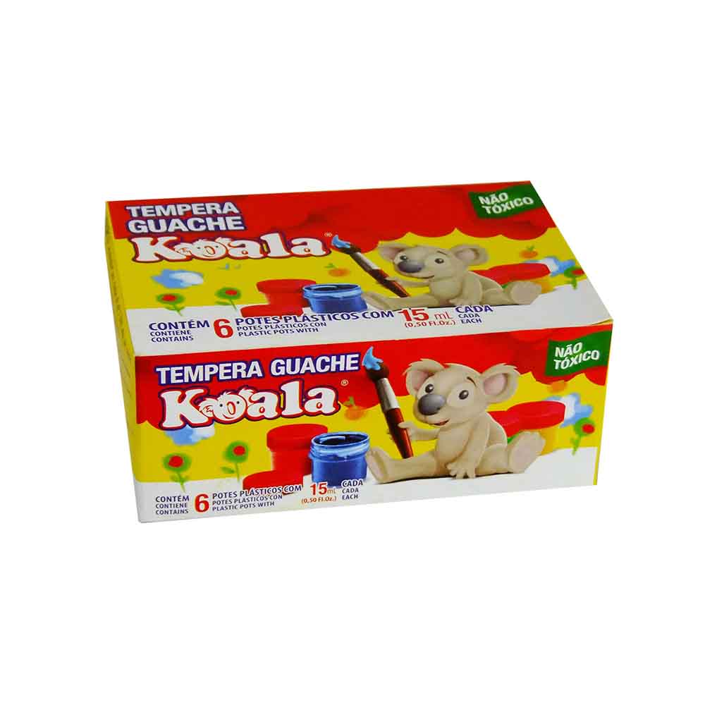 TINTA GUACHE 15ML 06 CORES