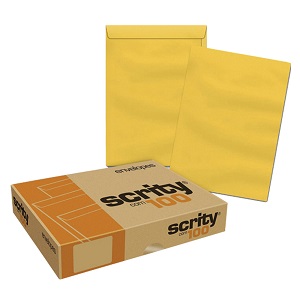 ENVELOPE SACO OURO SCRITY 17X25 C/100UN