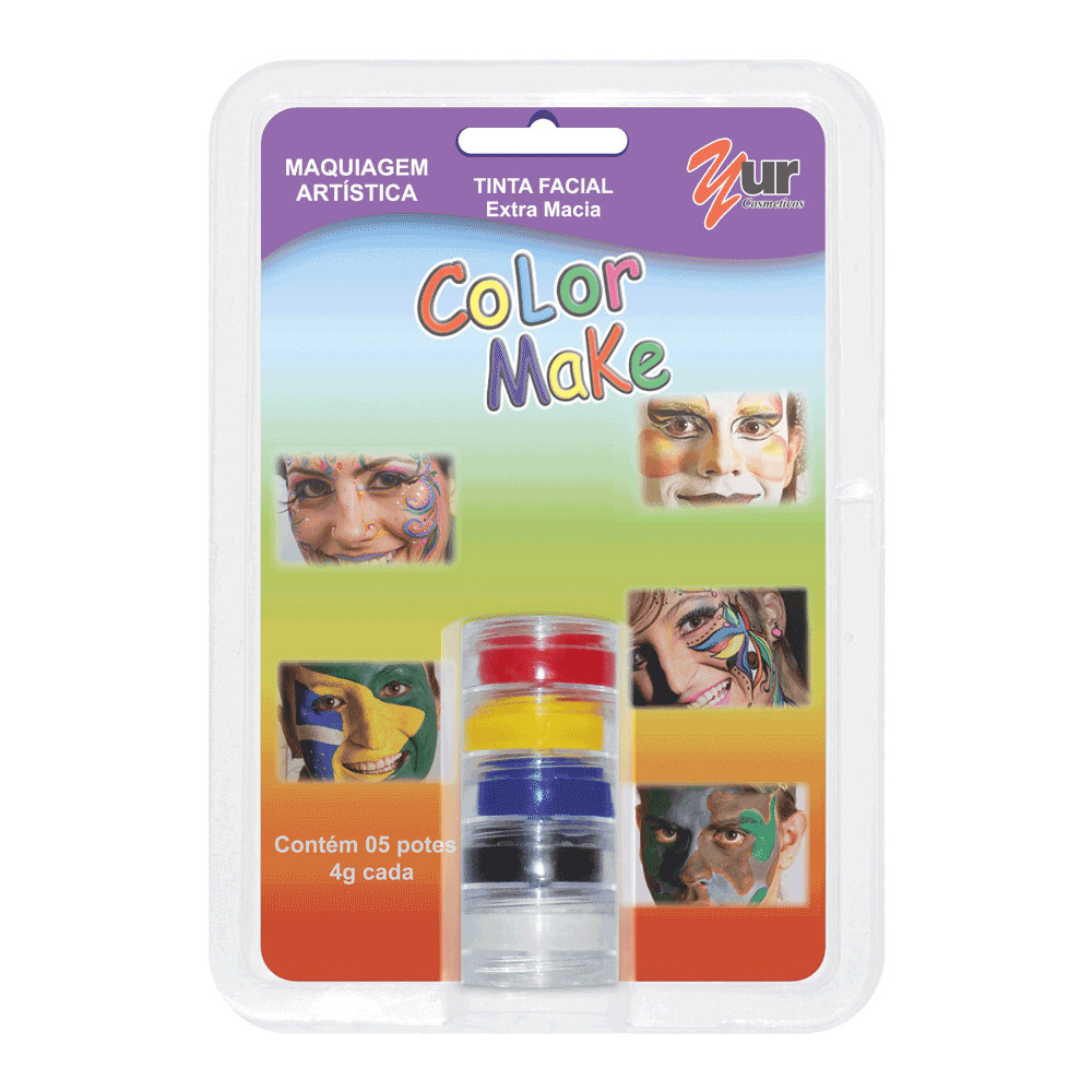 PINTURA FACIAL 05 CORES 04G PINTA A CARA