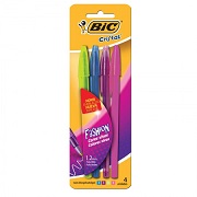CANETA BLISTER BIC FASHION COLOR C/04UN