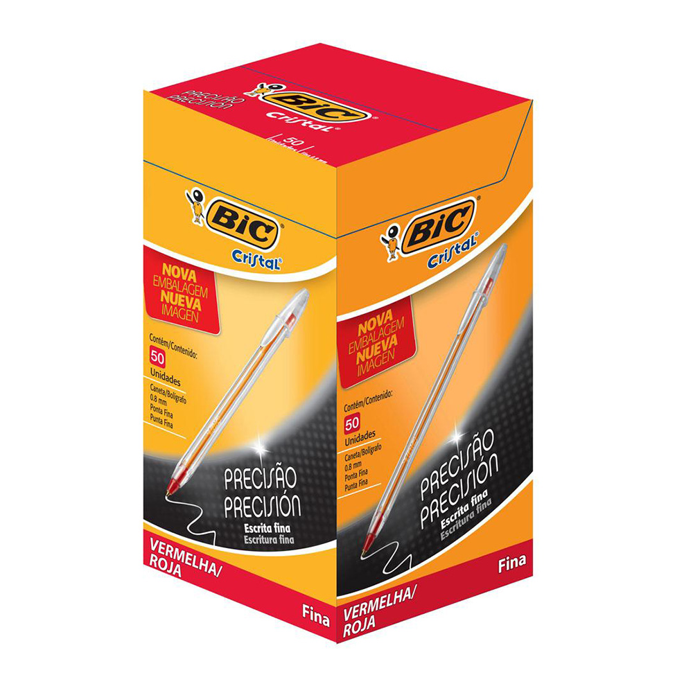 CANETA BIC CRISTAL FINA 0.8 C/50 UN VM