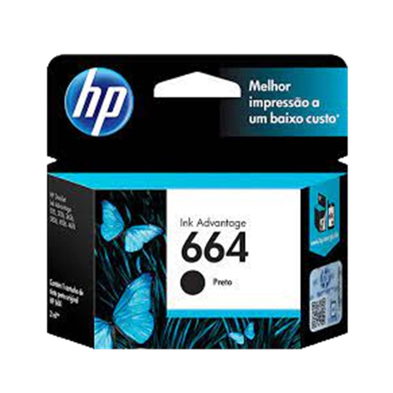 CARTUCHO HP 664 F6V29AB ADVANT.PRETO