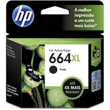 CARTUCHO HP 664XL F6V31AB ADVANT.PRETO
