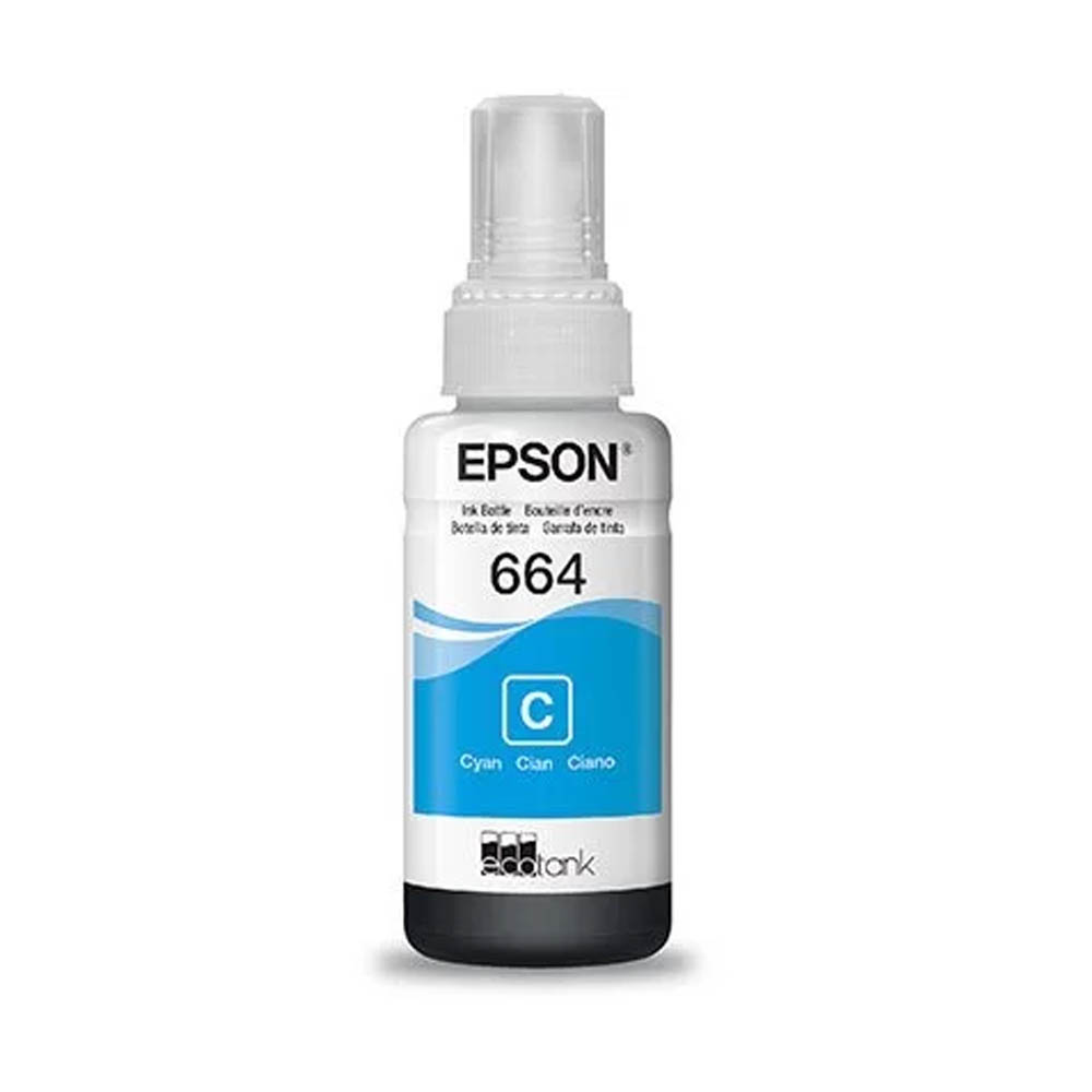 TINTA EPSON REFIL T664220 70ML CIANO