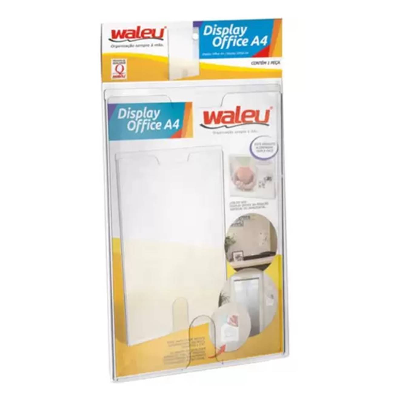 Quadro de Aviso Display Office Acrílico A4 Cristal