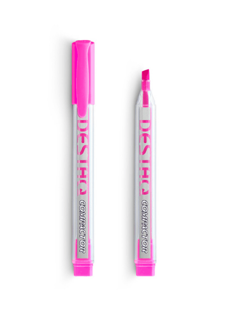 MARCA TEXTO COMPACTOR ROSA