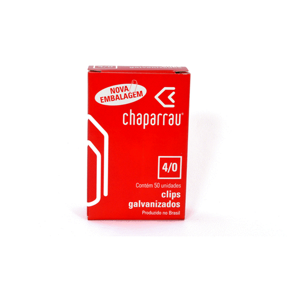 CLIPS CHAPARRAU 4/0 CX C/050 UN GALV.