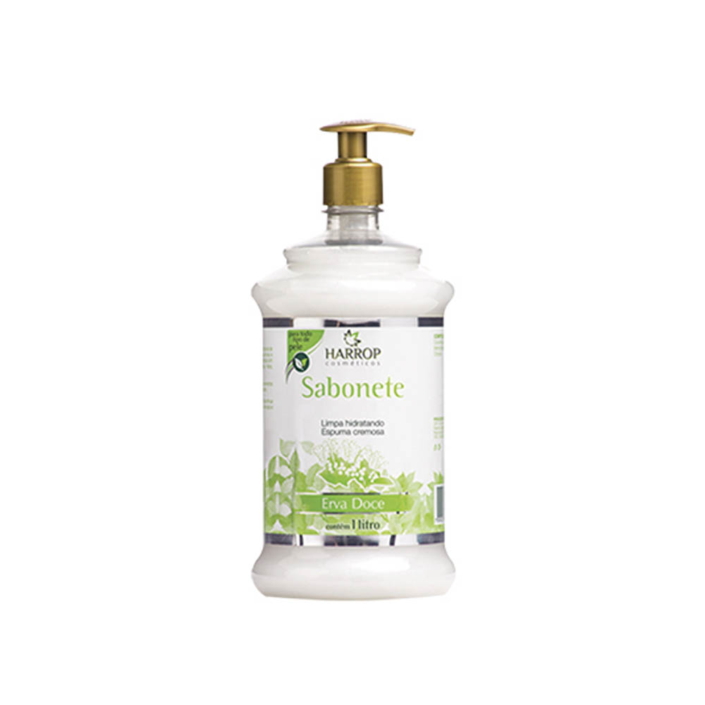 SABONETE LIQ HARROP 1LT PUMP ERVA DOCE