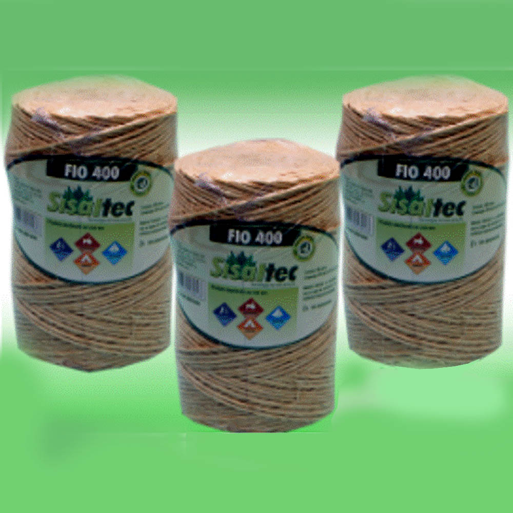 BARBANTE SISAL GROSSO 400/1 COM 190MTS