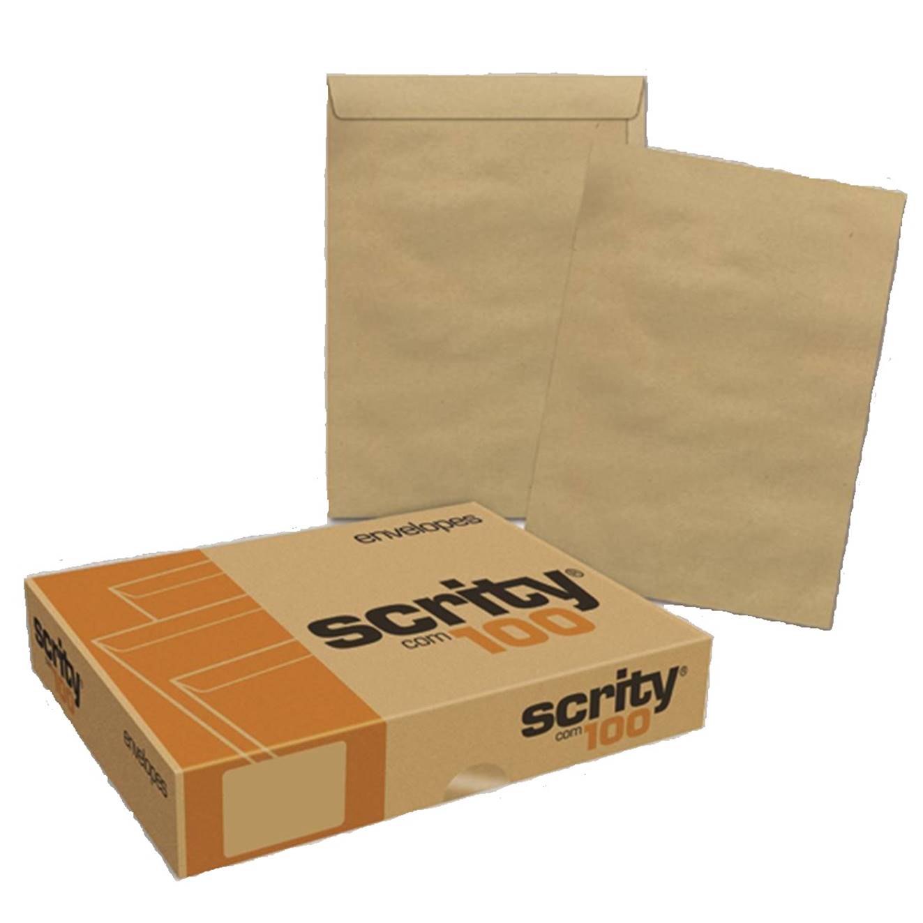 ENVELOPE SACO KRAFT NATURAL 37X47 C/100U