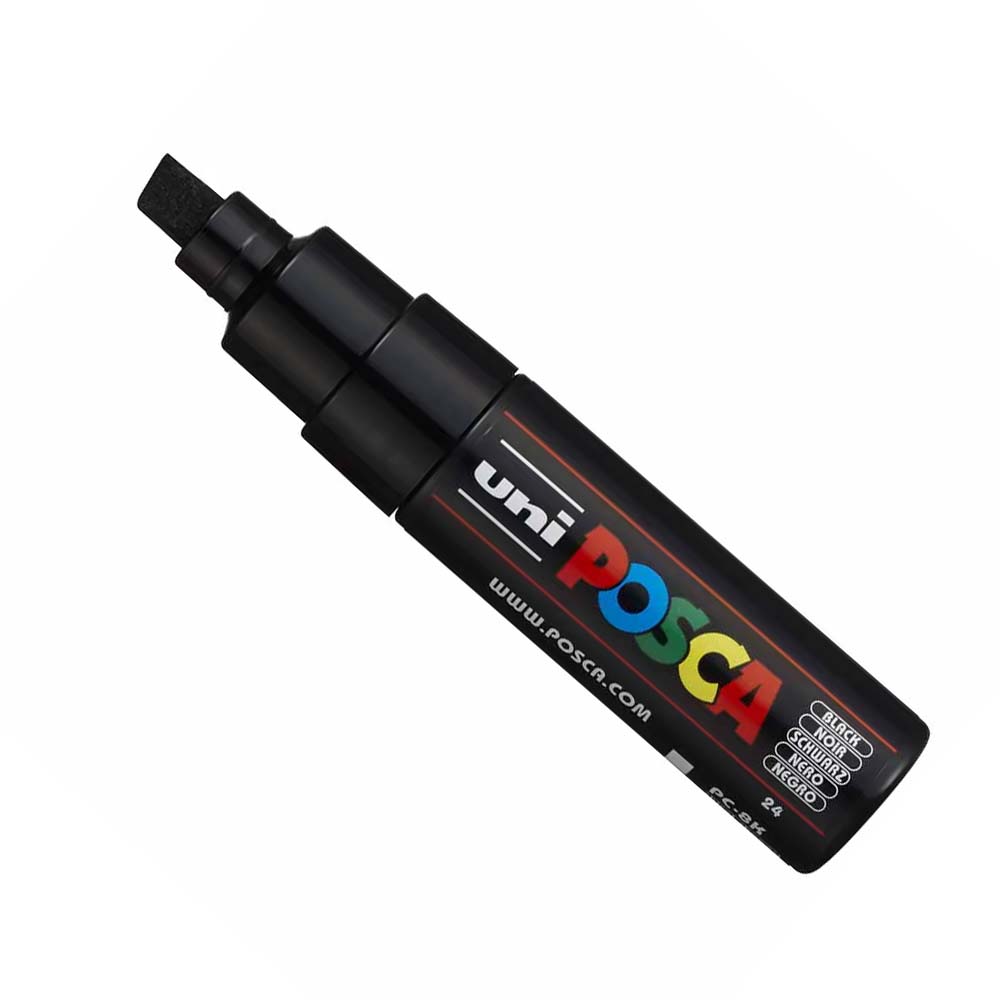 MARCADOR POSCA COR PRETA PC-8K