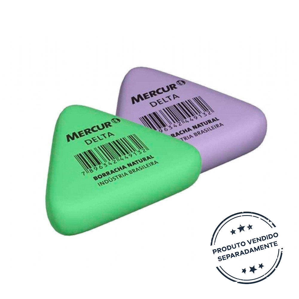 BORRACHA MERCUR DELTA LILAS/VERDE