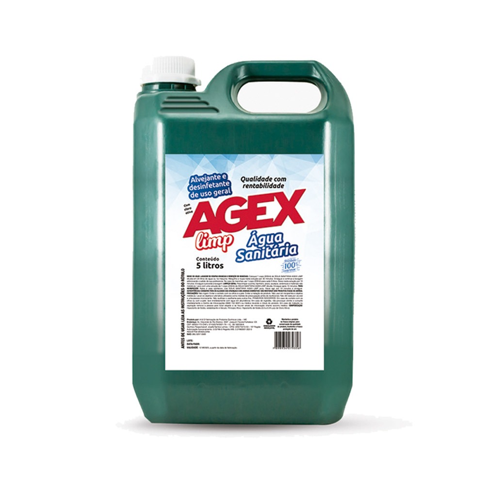 agua sanitaria agex c/05 lts