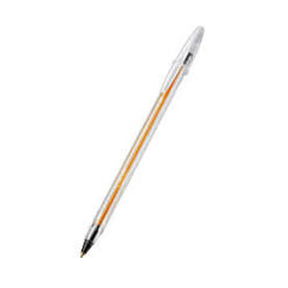 caneta bic cristal fina 0.8 cor preta