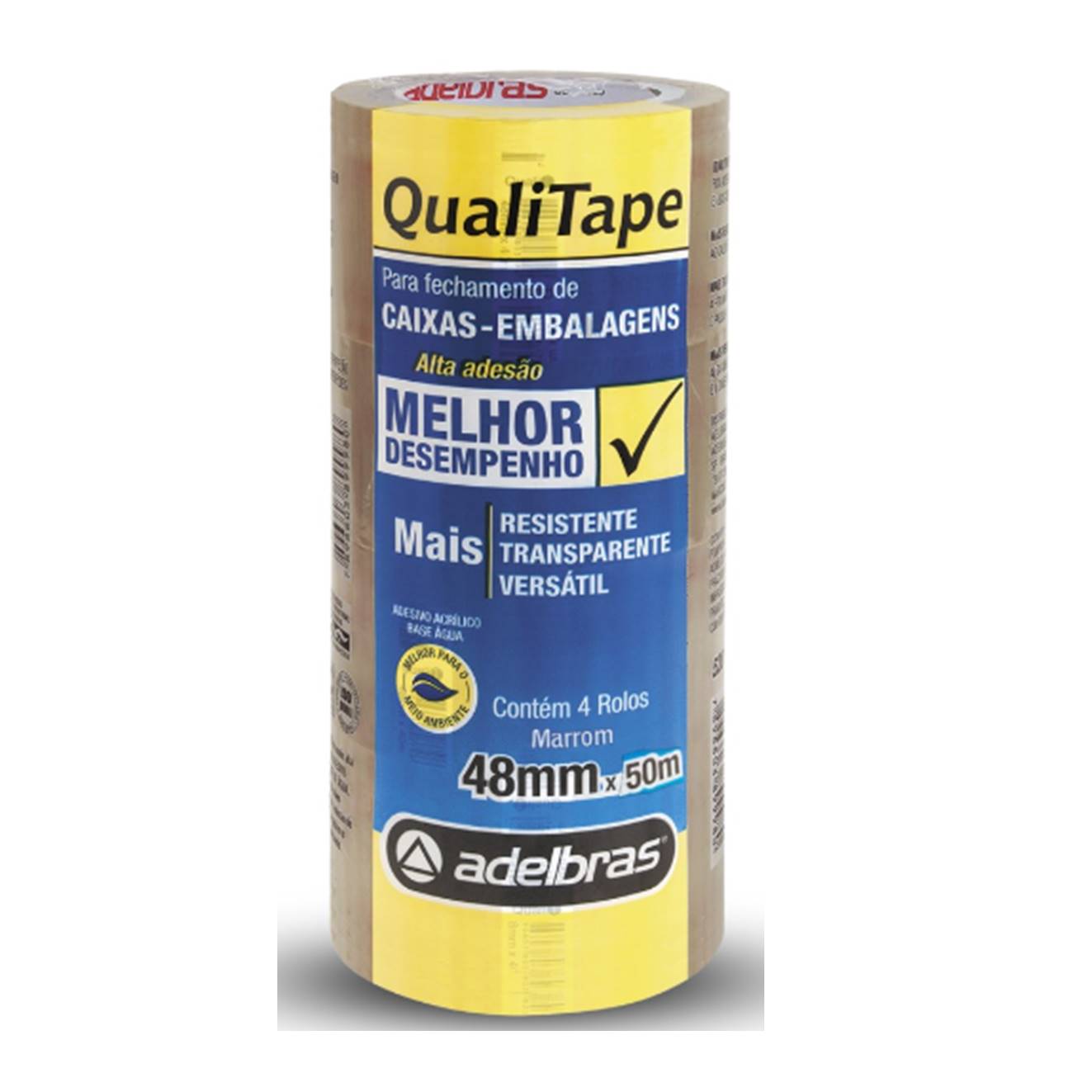 Fita Adesiva 48mmx50m Marrom - Adelbras -