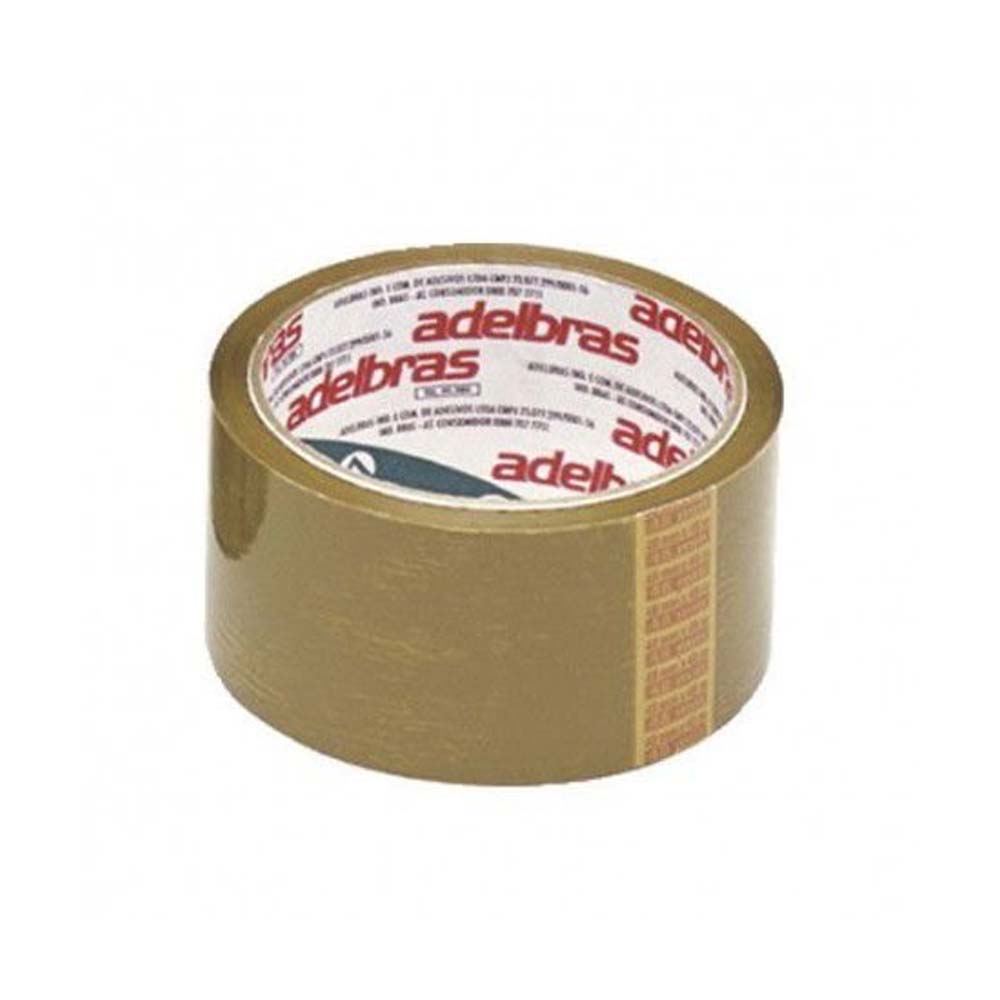fita emp.plastica adelbras 48x100 marrom