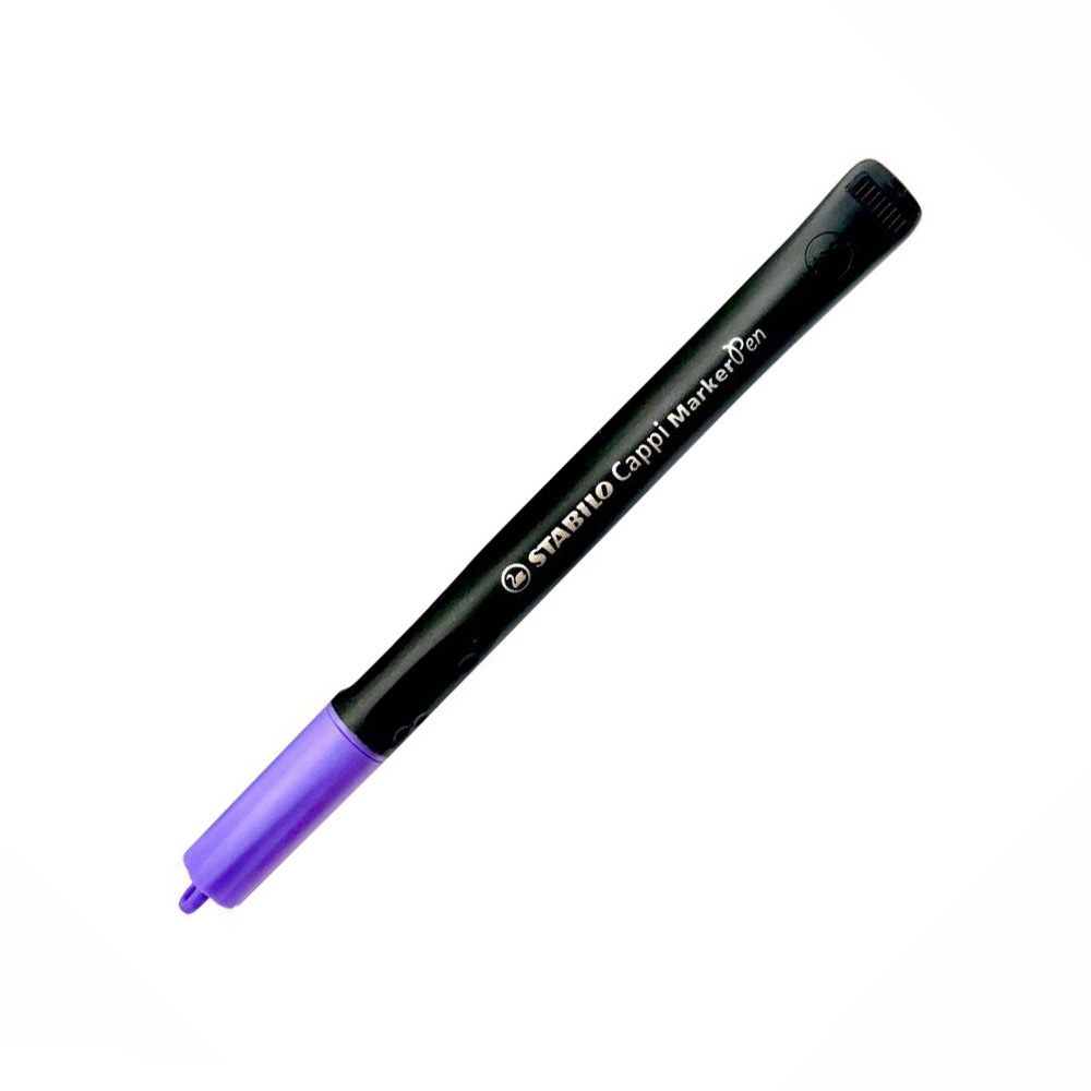 Caneta Permanente Stabilo Cappi Marker Multiuso 1.0 mm Lilas 169/55 -