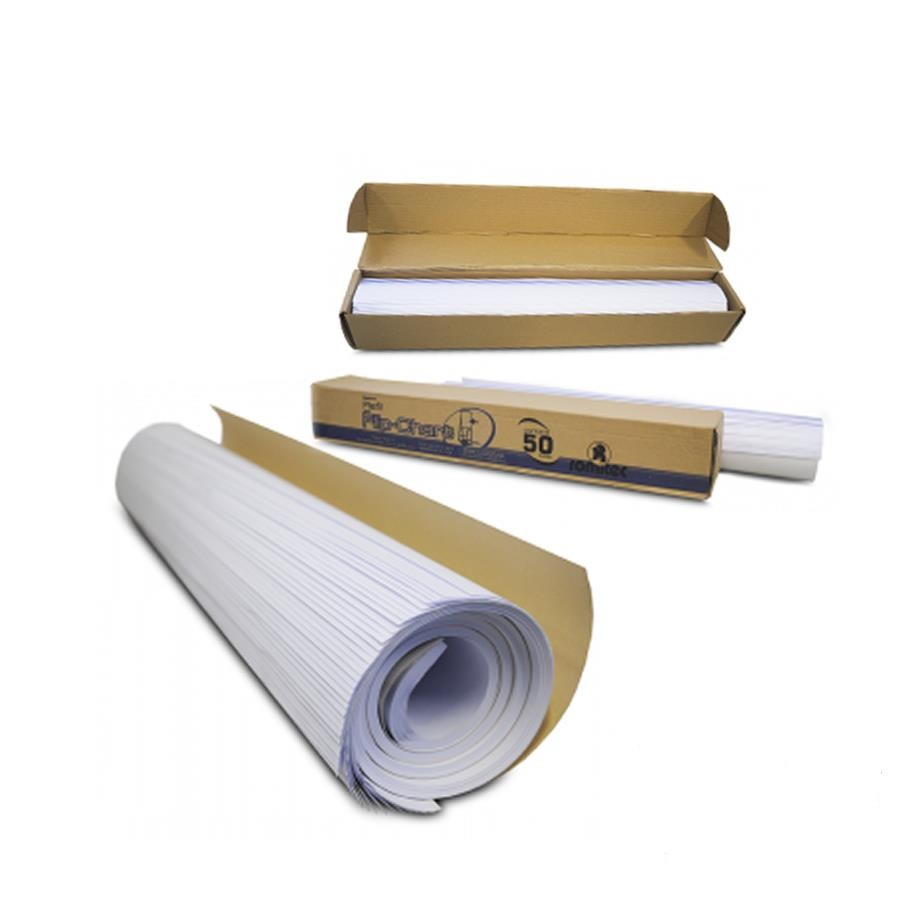 PAPEL FLIP CHART 64X83 75GR C/50UN BRANC
